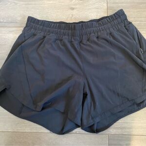 Women's Lululemon Track That 5” Black Shorts Size 12